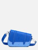 Bordeaux <span>Leather and Canvas Shoulder Bag</span> Sac Bandoulière cuir et toile